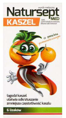 Aflofarm FARMACJA POLSKA SP Z O.O NATURSEPT MED KASZEL LIZAKI O SM.POMARAŃCZOWYM 9082115