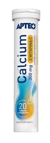 Synoptis Calcium z witaminą C 20 szt.