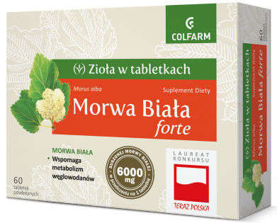 Opinie o Morwa biała forte 60 szt.