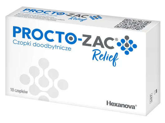 Procto-zac Relief x 10 czopków doodbytniczych