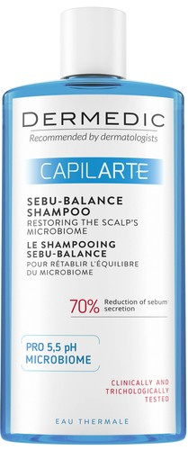 Biogened CAPILARTE SEBU-BALANCE Szampon przywracający równowagę mikrobiomu skóry 300ml