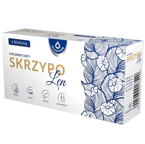 OLEOFARM SP. Z O.O. Skrzypolen z biotyną 60 kapsułek 8090621