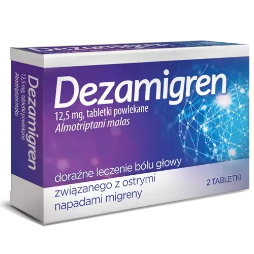 Dezamigren Tabletki powlekane 12,5 mg 2 sztuki