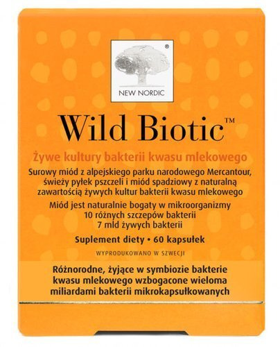 New Nordic Wild Biotic 60 kapsułek 3721521