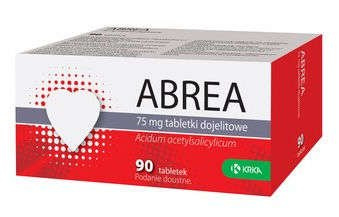 KRKA D.D. NOVO MESTO Abrea 75mg 90 tabletek 3282222