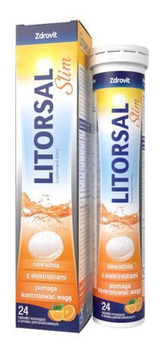 Natur Produkt Litorsal Slim smak pomarańczowy 24 tabletek musujących 3753141