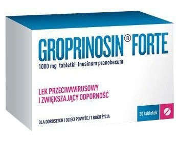 Richter Gedeon Polska GROPRINOSIN FORTE tabletki 1000 mg 30 sztuk 3422682