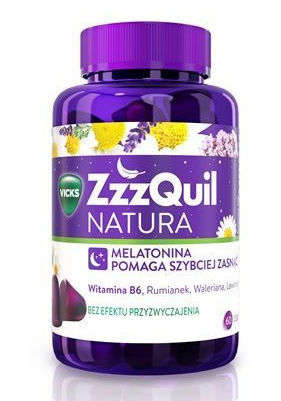 PROCTER & GAMBLE ZzzQuil Natura x 60 żelek