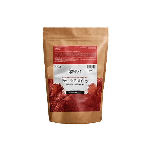 Natur Planet Natur Planet Glinka oryginalna francuska Czerwona 100g