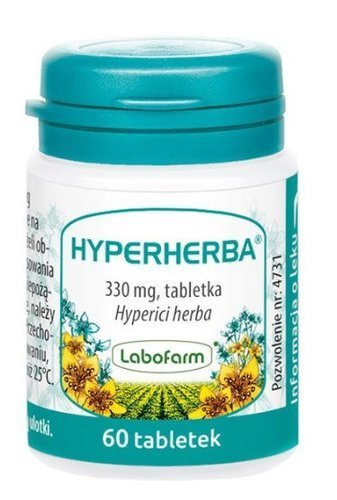 Lab Pharma HYPERHERBA 330 mg łagodzenie stanów depresyjnych 60 tabletek 6790312