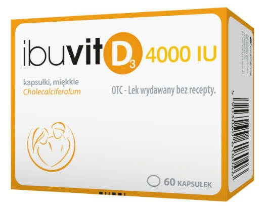 Polpharma Ibuvit D3 4000 IU 60 kapsułek 3703742