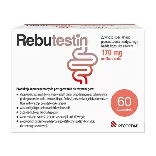 Recordati Rebutestin 170 mg x 60 kaps