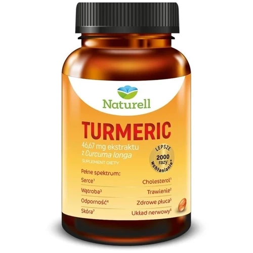 Naturell Turmeric, 60 kapsułek
