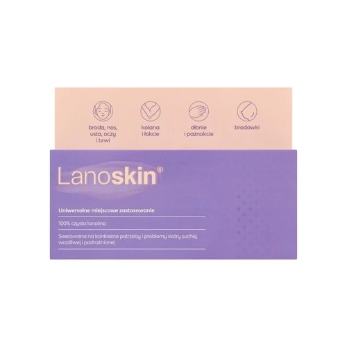 Ziołolek LANOSKIN 100% czysta lanolina, 30g