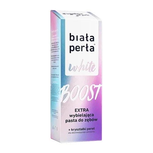 Biała Perła White Boost wybielająca pasta do zębów 75ml