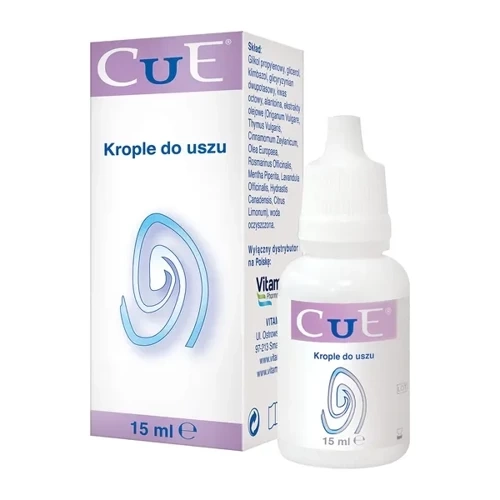 VITAMED CuE krople do uszu 15 ml |  OD 199 PLN!