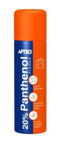 Apteo, Panthenol 20 % pianka na oparzenia, 65 ml