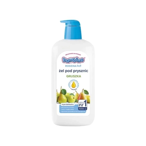 Bambino Rodzina hiperdelikatny żel pod prysznic dla całej rodziny Gruszka 1000ml