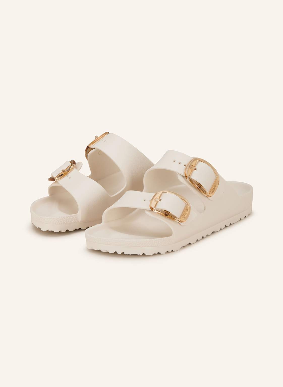 Birkenstock Klapki Arizona Big Buckle Eva weiss