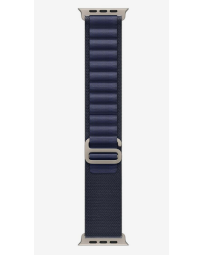 Apple Alpine Loop 49mm Navy - rozmiar M Natural Titanium Finish