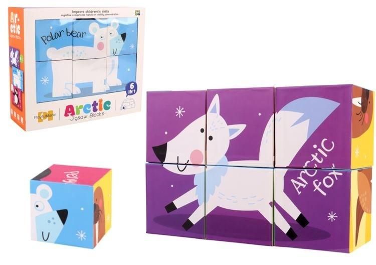 Klocki puzzle dla dzieci 6el Mix Pro Kids - puzzle