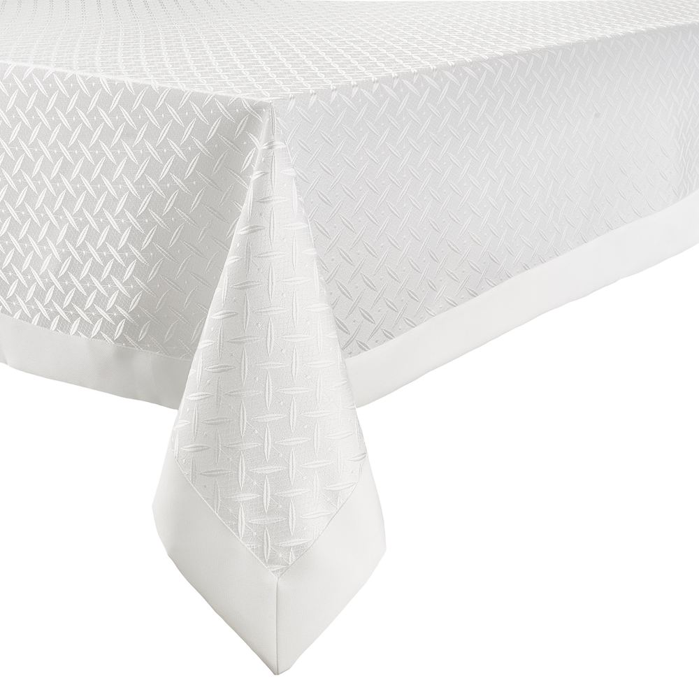 Obrus biały 140 x 260 cm BEATE