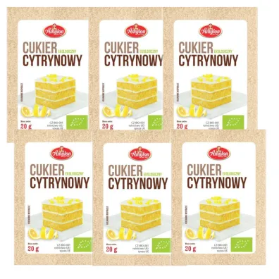Amylon Cukier cytrynowy Zestaw 6 x 20 g Bio