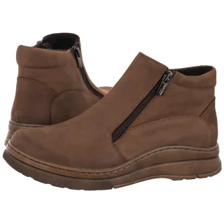 Botki Ciemnobeżowe 595 05 (HE48-a) Helios