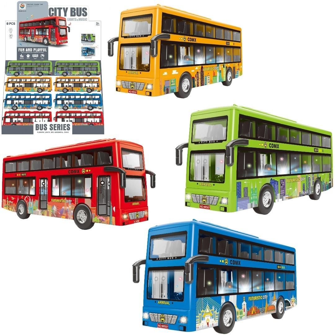 Autobus piętrowy ze światłem i dźwiękiem Mix - model lub pojazd