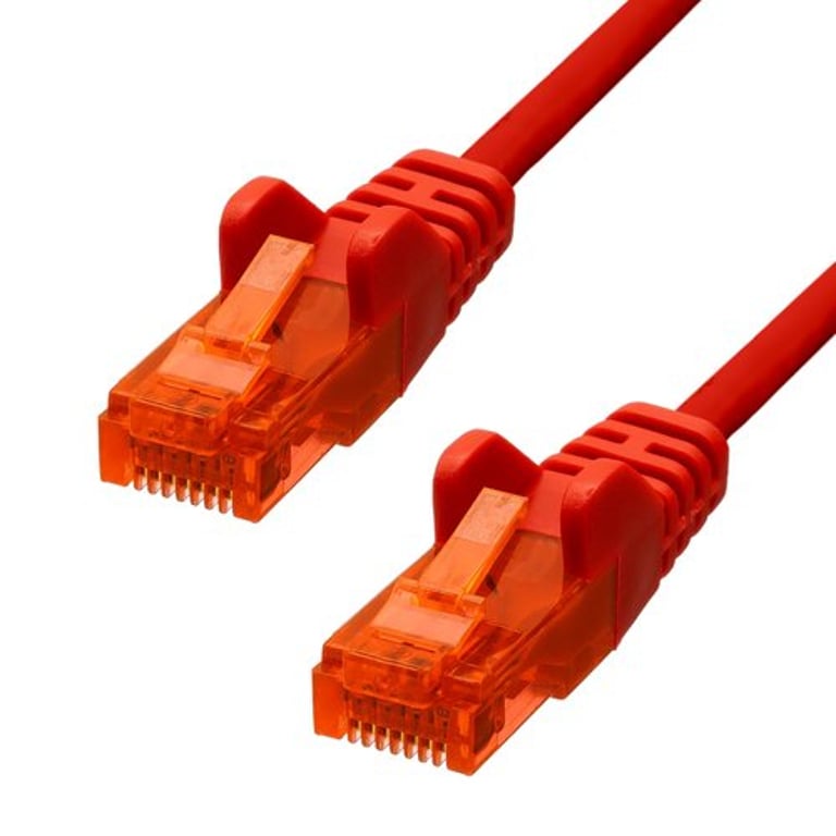 ProXtend V-6UTP-01R kabel sieciowy Czerwony 1 m Cat6 U/UTP (UTP)