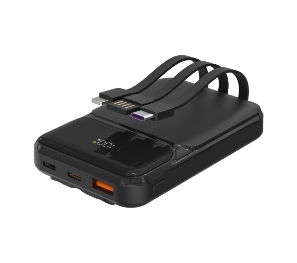 S-Link P104 10000mAh Wbudowany kabel PD 20W Czarny