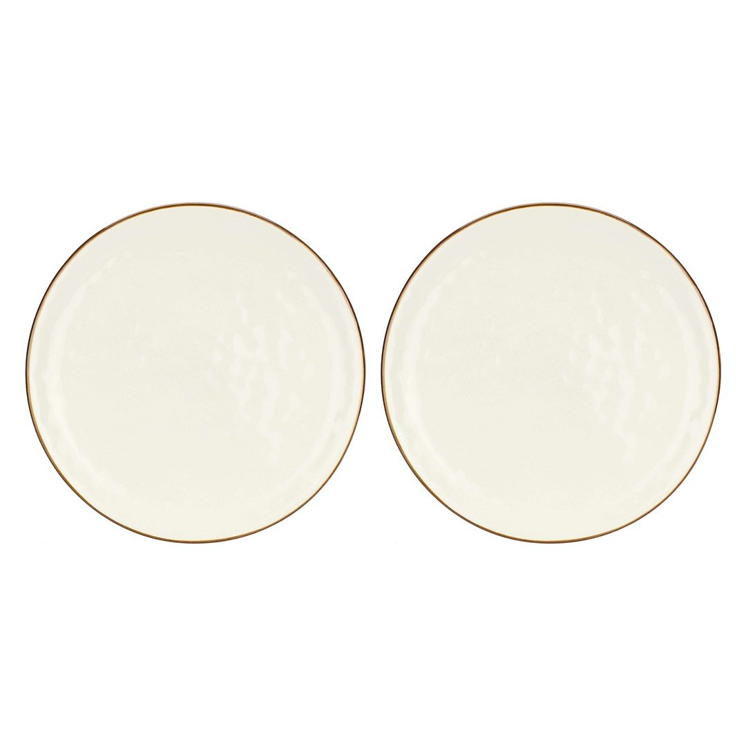 ROSE&TULIPANI CONCERTO IVORY Zestaw 2 talerzy do pizzy 33 cm