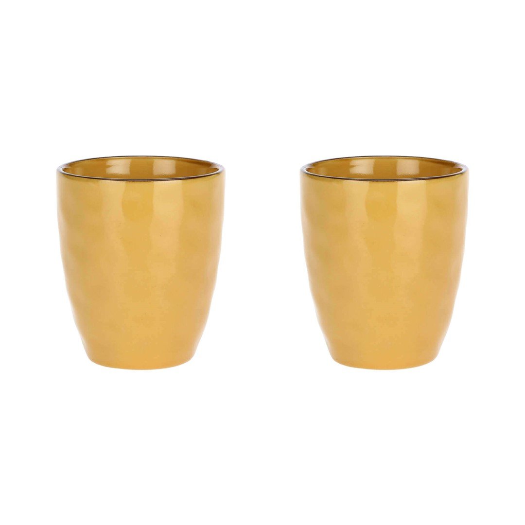 ROSE&TULIPANI CONCERTO OCRA Zestaw 2 kubków 330 ml