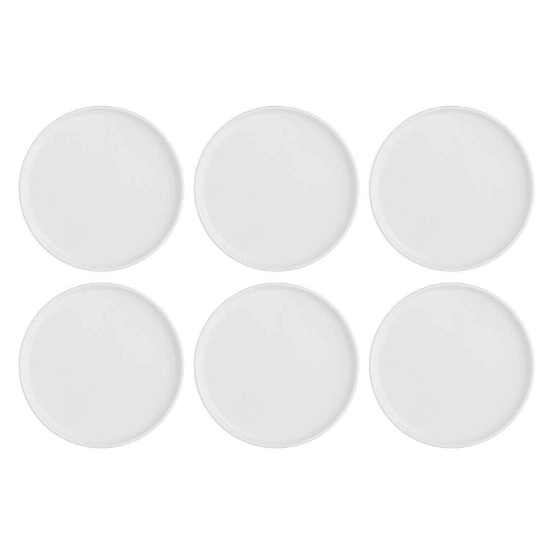 LA PORCELLANA BIANCA ESSENZIALE GOURMET Zestaw 6 talerzy obiadowych 17 cm