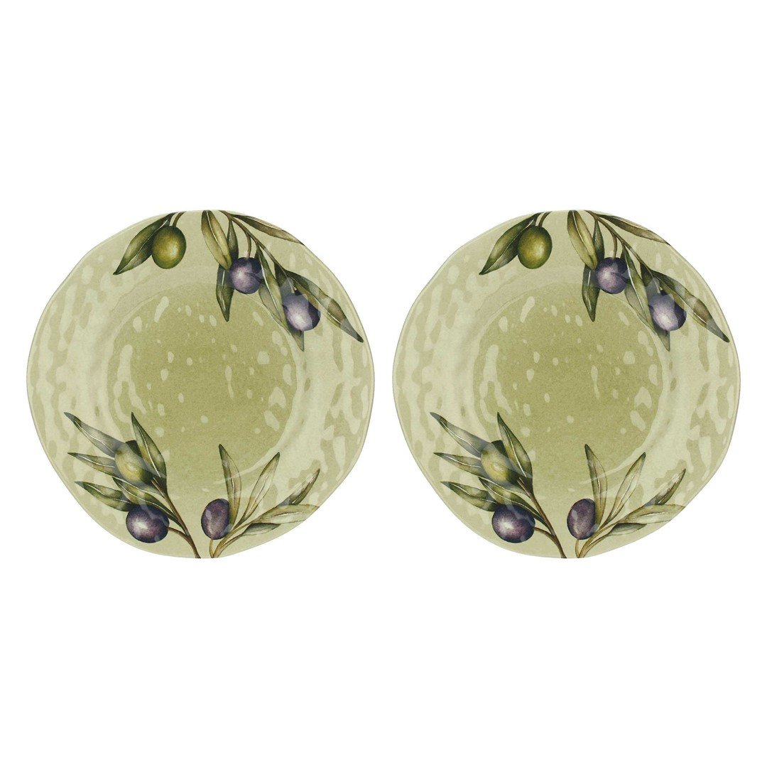 ROSE&TULIPANI OLYVIA Zestaw 2 talerzy do sałatek 21 cm