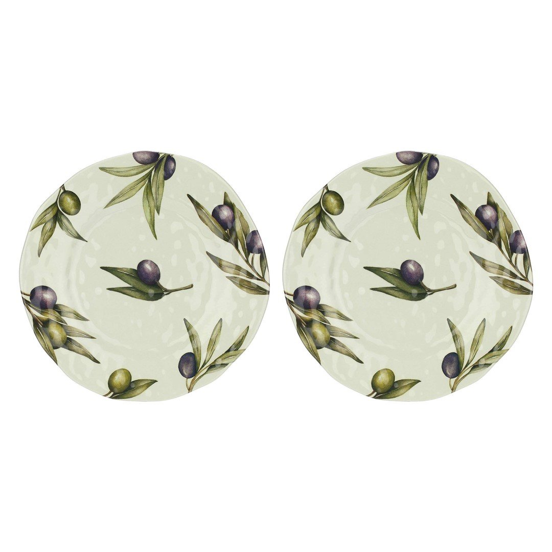 ROSE&TULIPANI OLYVIA Zestaw 2 talerzy obiadowych 27 cm