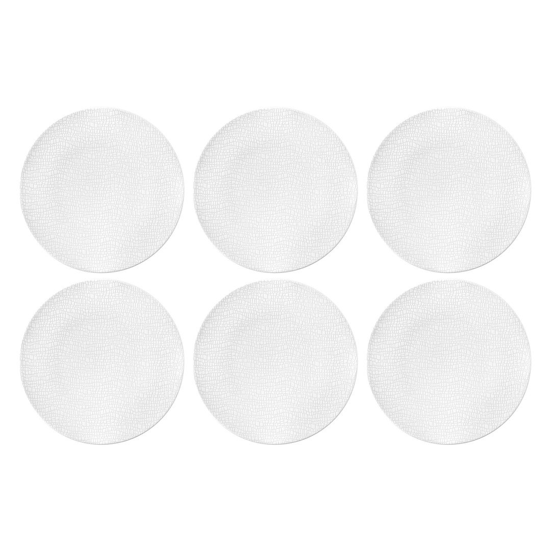SELTMANN LIFE FASHION LUXURY WHITE Zestaw 6 talerzy do sałatek 22.5 cm