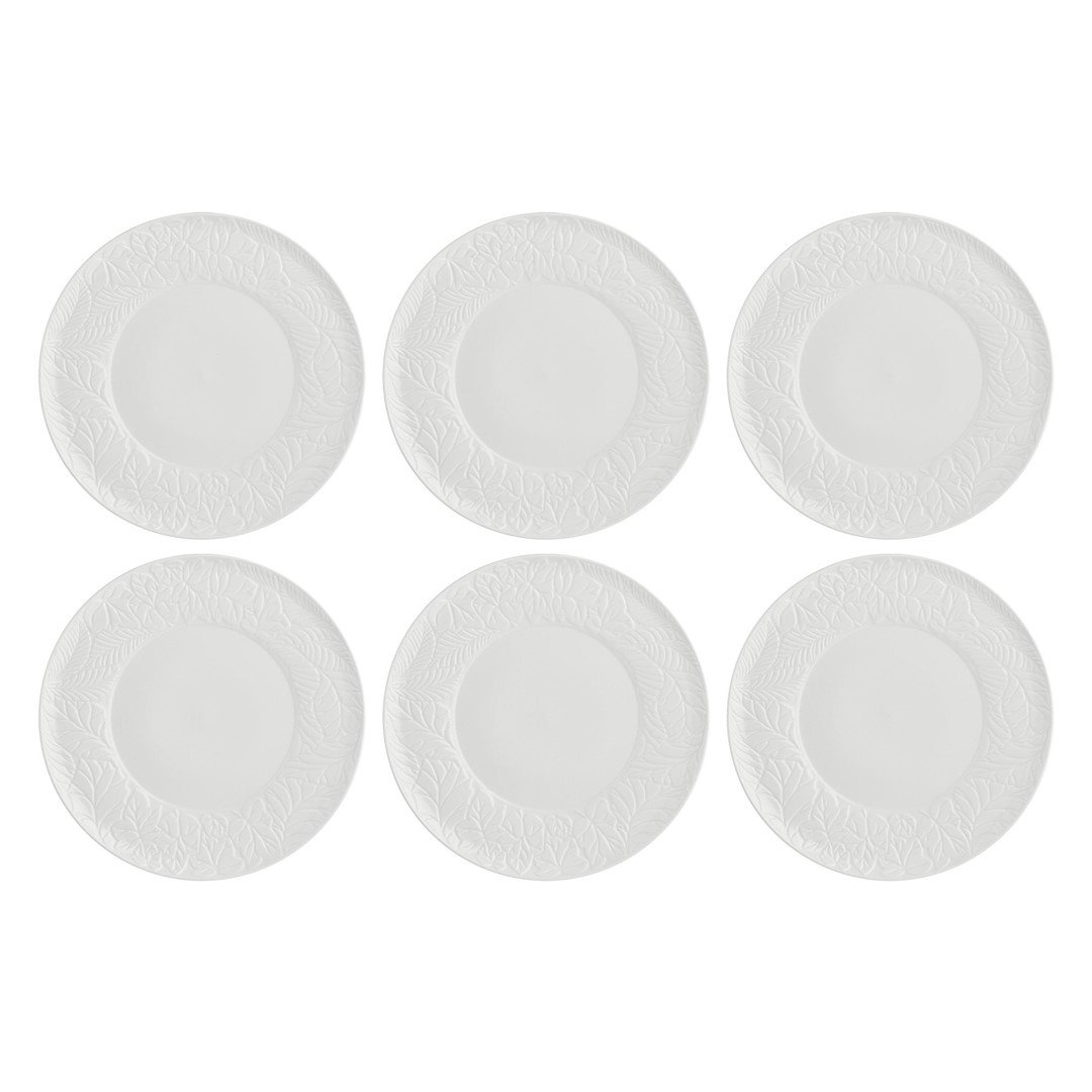 LA PORCELLANA BIANCA BOSCO Zestaw 6 talerzy obiadowych 26 cm