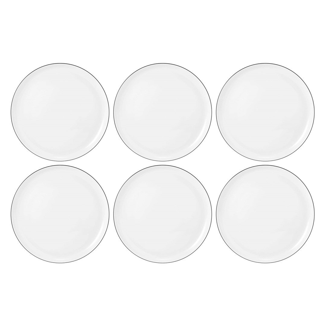 SELTMANN LIDO BLACK LINE Zestaw 6 talerzy obiadowych 26 cm