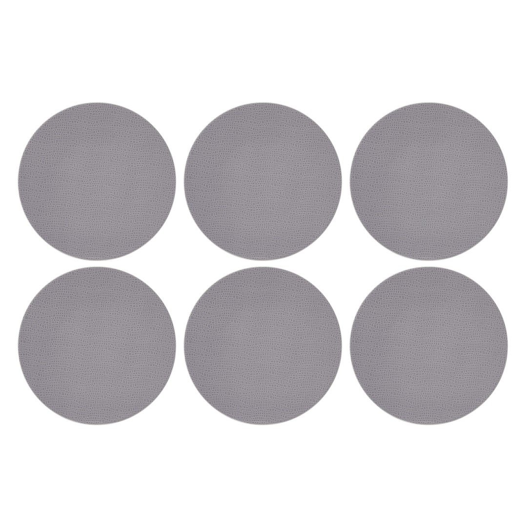 SELTMANN LIFE FASHION ELEGANT GREY Zestaw 6 talerzy obiadowych 28 cm