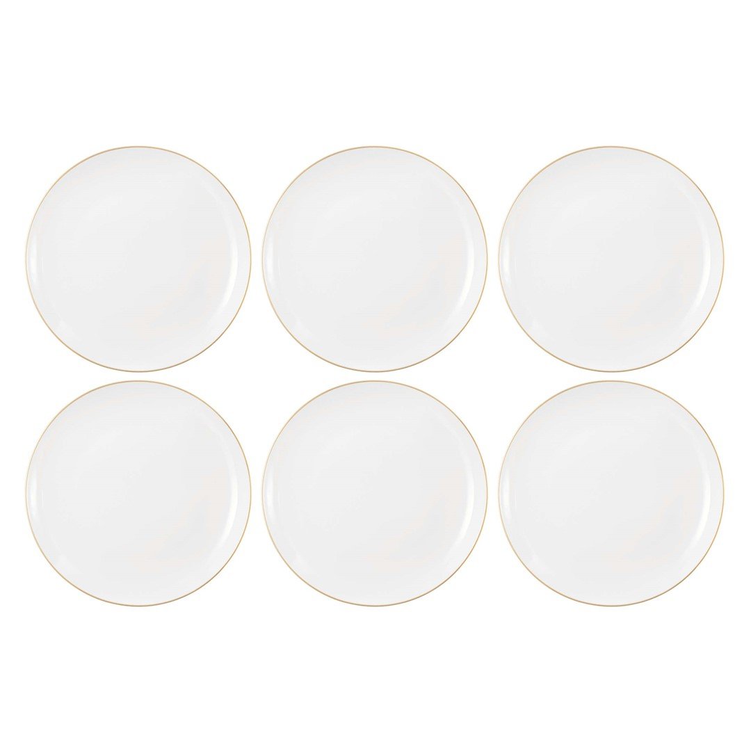 SELTMANN LIBERTY GOLDLINE Zestaw 6 talerzy do sałatek 22.5 cm
