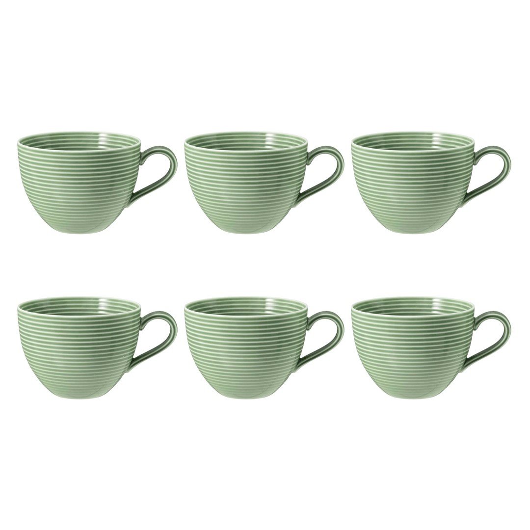 SELTMANN BEAT COLOR GLAZE Zestaw 6 filiżanek do kawy 350 ml