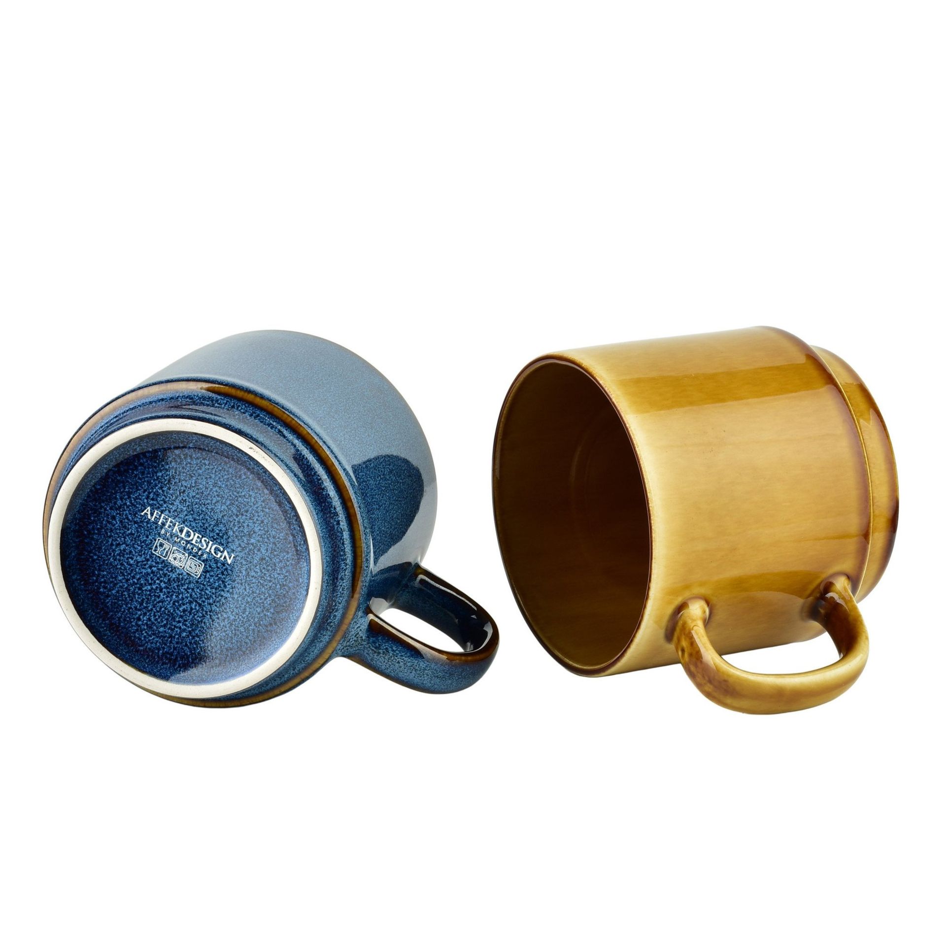 EVIE Komplet 4 kubków na stojaku 400ml