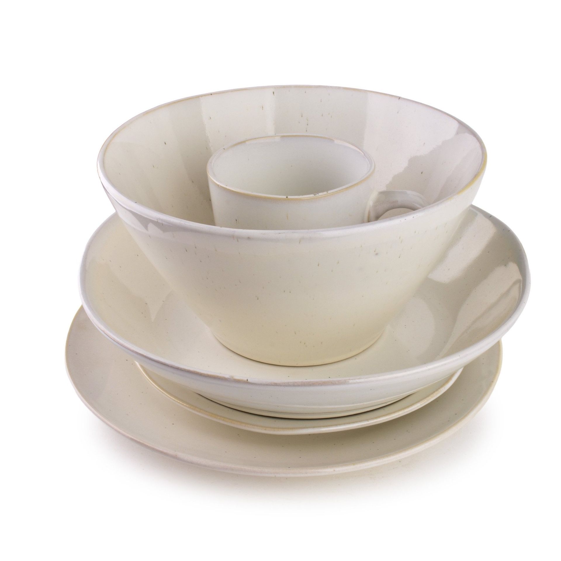 BASIC NATURE Talerz obiadowy 28x28x3cm