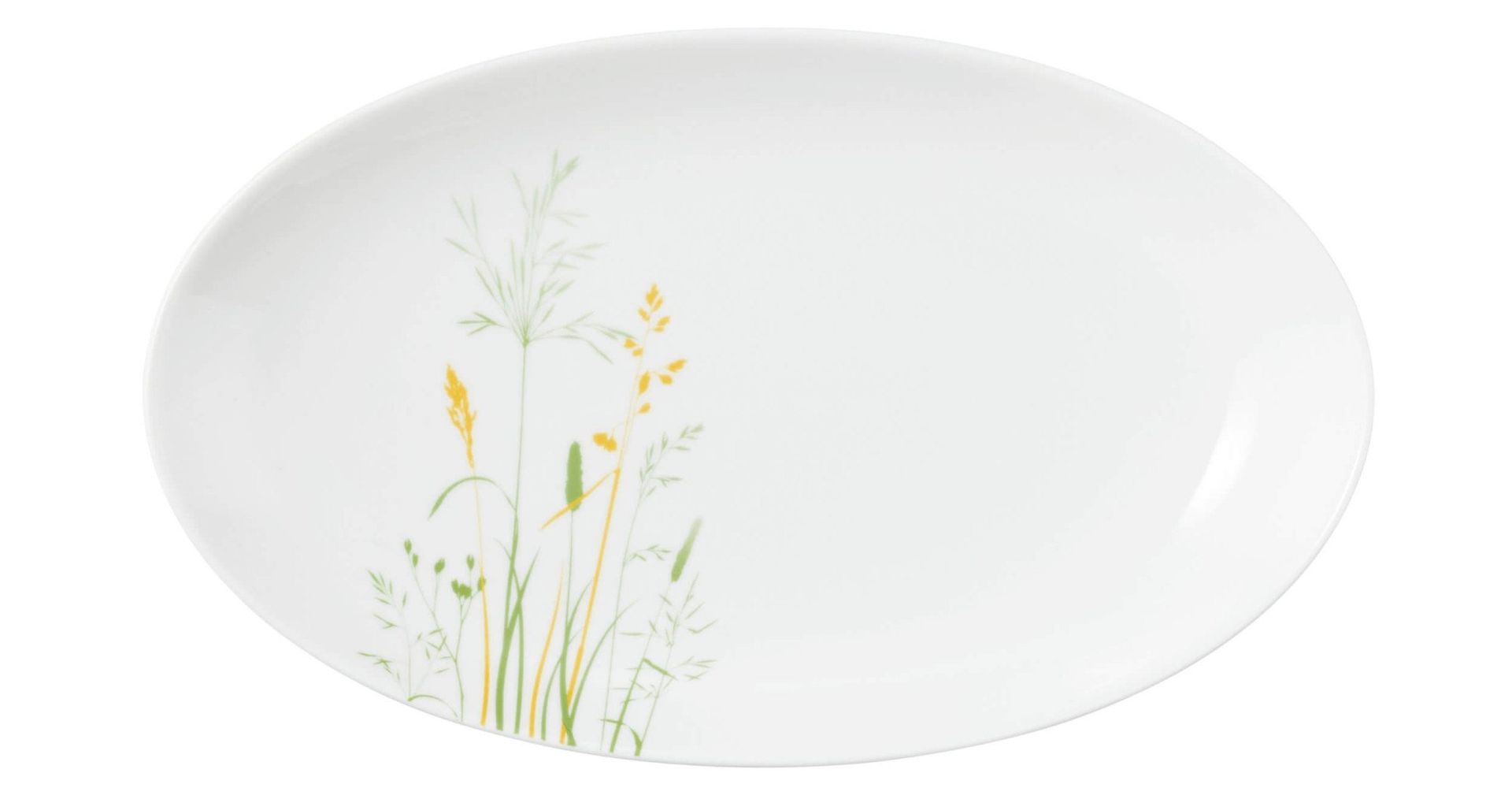 SELTMANN MEADOW GRASSES GREEN Owalny półmisek 24 x 14.5 cm