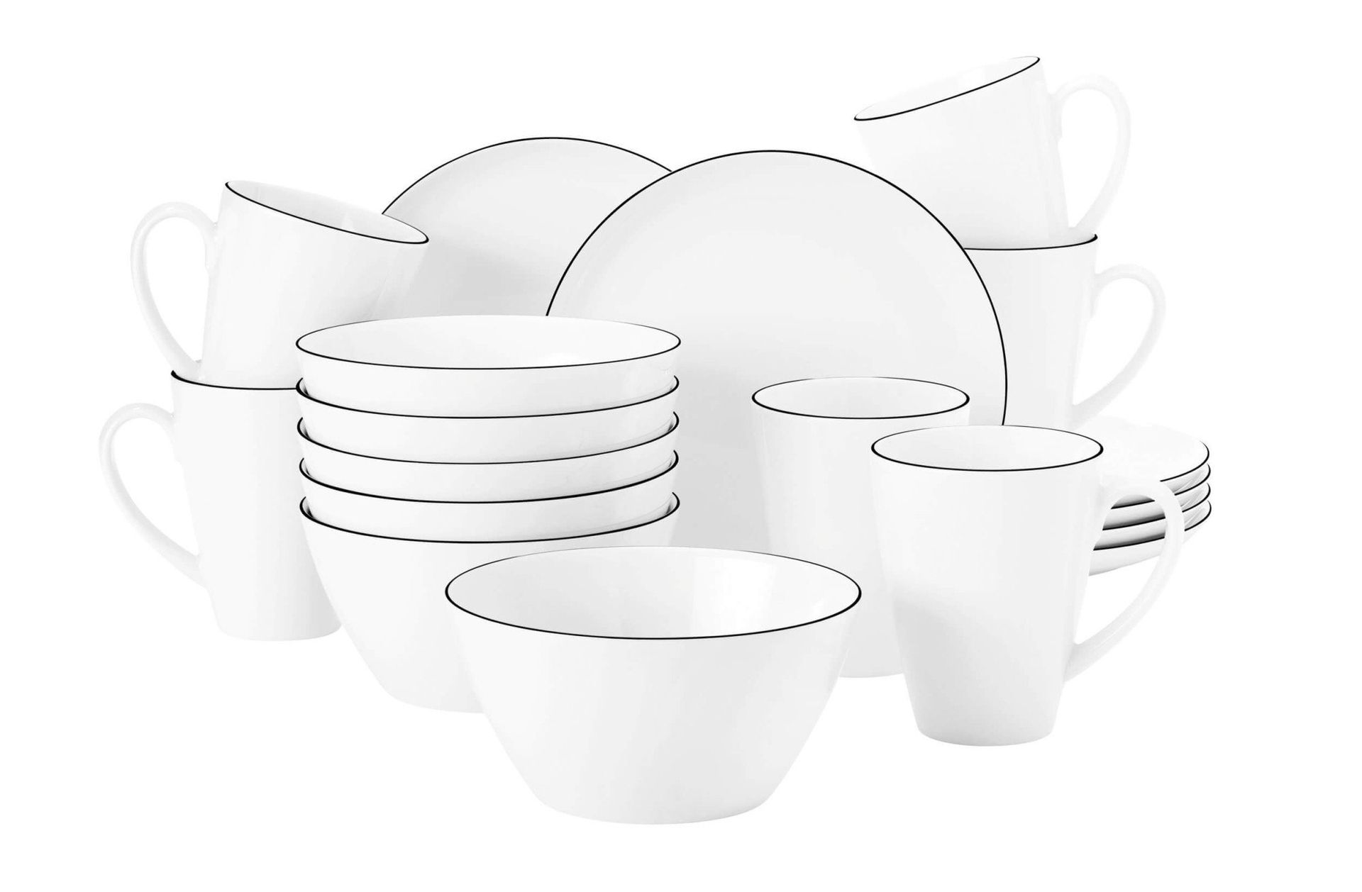 SELTMANN LIDO BLACK LINE Serwis śniadaniowy dla 6 osób