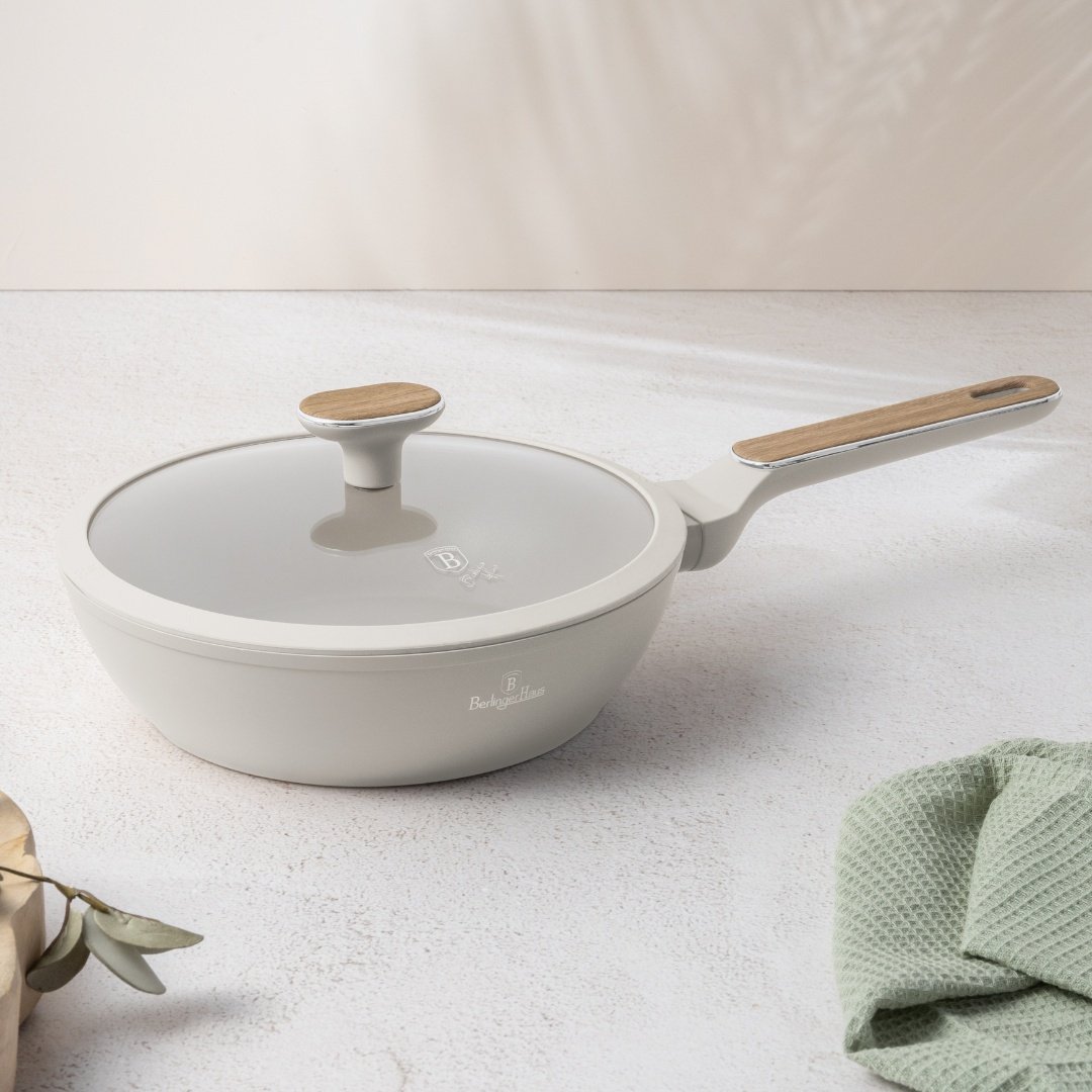 Patelnia głęboka z pokrywką 24 cm BerlingerHaus Sahara Nordic BH-8314
