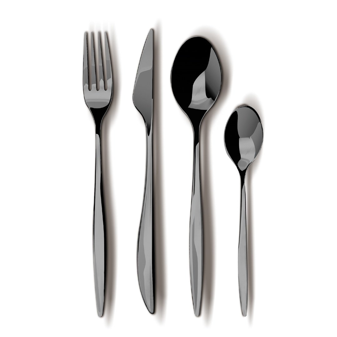 Zestaw sztućców 24 szt. FashionTV FTV-0081 Mirror Silver