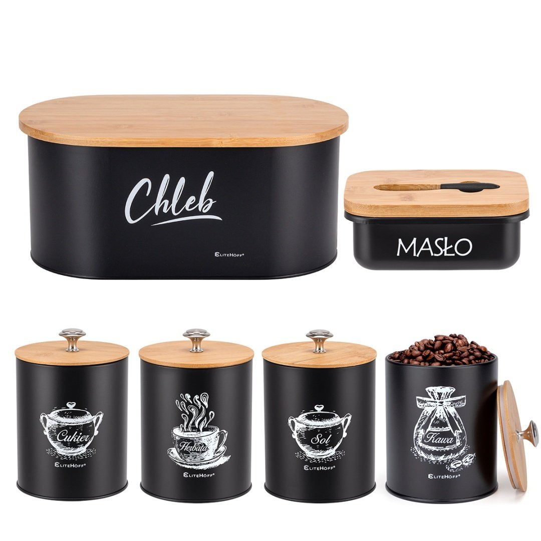 CHLEBAK Z ZESTAWEM POJEMNIKÓW I MASELNICZKA E-6079