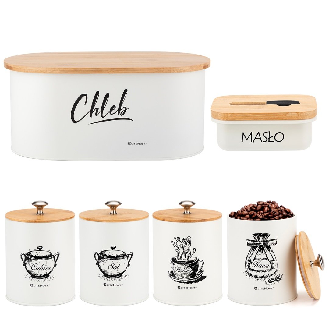 CHLEBAK Z ZESTAWEM POJEMNIKÓW I MASELNICZKA E-6080